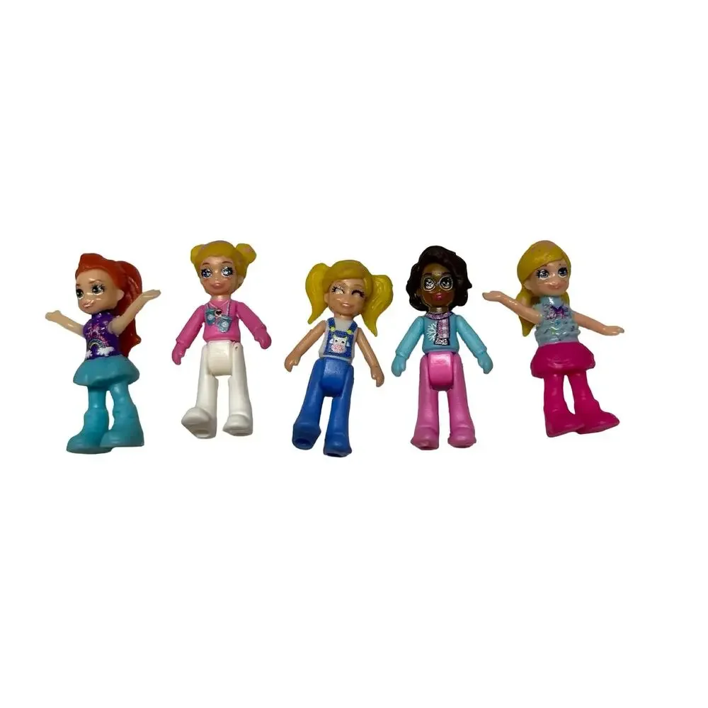 Mattel Polly Pocket Micro Dolls Lot of 5